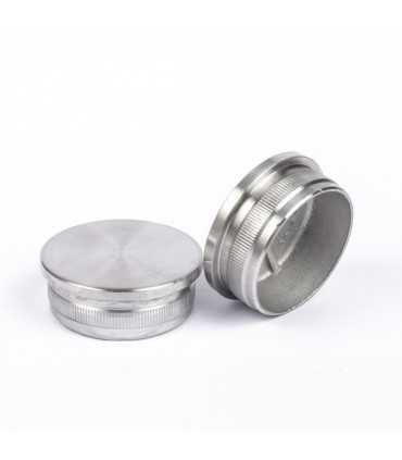 Embouts plats inox A2 Ø42.4 mm – Finition propre pour extrémités de main courante