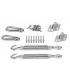 Kit tendeur voile d'ombrage 2 points de fixation inox