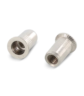Écrou à sertir inox tête fraisée – tôle et tube mince