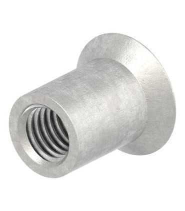 Écrou douille inox tête fraisée M5 M6 M8 A1 A4 | Six pans creux