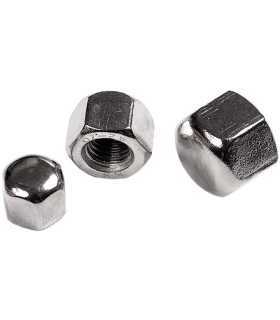 Sache de 15 écrous borgnes hexagonaux M6 inox