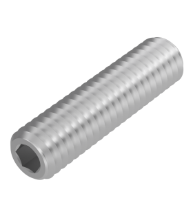 Vis sans tête inox M6 A2 à six pans creux – longueurs 20 à 80 mm