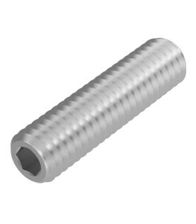 Vis sans tête inox DIN 916 et ISO 4029 – bout cuvette