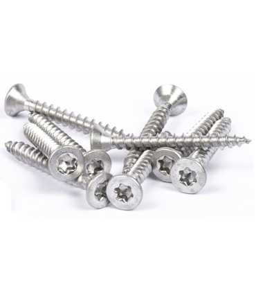 Vis à bois filetage partiel A4