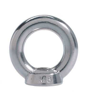 Ecrous à anneau inox