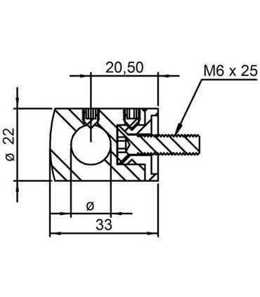Support Droit Inox A2 Ø12mm Lisse Garde-Corps | FSA Inox