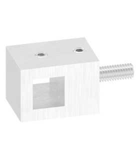 Support de lisse carré inox