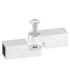 Support de lisse carré orientable  inox
