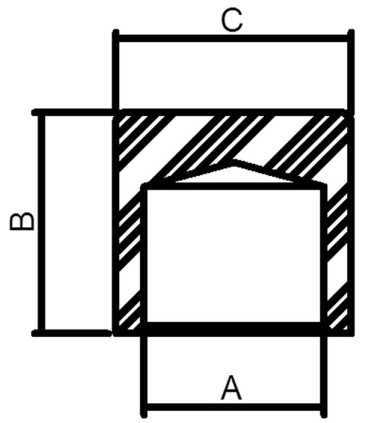 Terminaison Plate Inox A2 Ø12mm Lisse Garde-Corps | FSA Inox