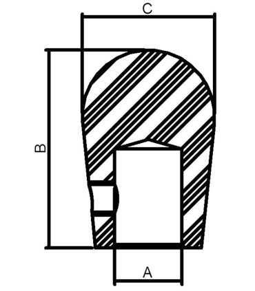 Terminaison Conique Inox A2 Ø12mm Lisse Garde-Corps | FSA Inox