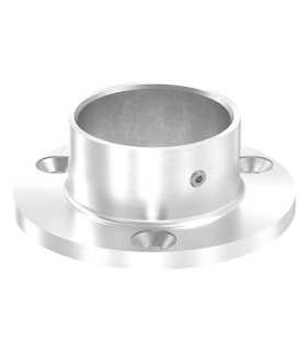 Support main courante inox A2 ou A4 Ø42 mural ou sol 3 fixations.