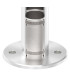 Platine inox Ø42,4 mm à manchonner A2 A4 – fixation poteau garde-corps