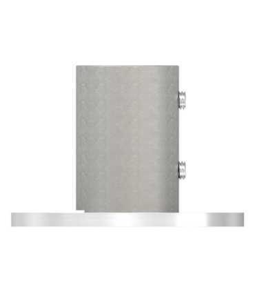 Platine inox Ø42,4 mm avec vis de serrage A2 – poteau garde-corps