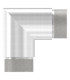 Coude Angulaire 90° Inox A2 / A4 Garde-Corps et Main Courante | FSA Inox