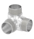 Raccord 3 départs angle 90° inox pour tube