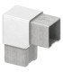 Coude angulaire 90° inox pour carré