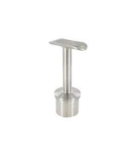 Support main courante fixe inox pour tube