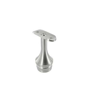 Support main courante fixe design inox pour tube