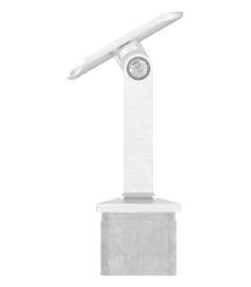 Support main courante articulé inox pour carré