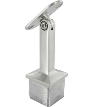 Support main courante articulé inox pour carré