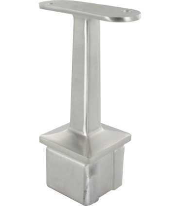 Support main courante fixe inox pour carré