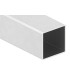 Tube inox carré 40x40 mm épaisseur 2 mm – Inox A2 finition grain 240 – Coupe brute