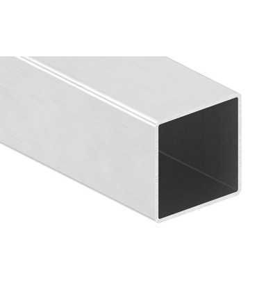 Carré inox 40x40 mm sans perçage de 57 à 119 cm