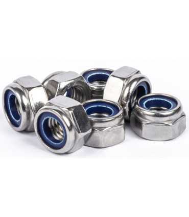 Ecrous hexagonaux freins A4