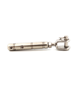 Tendeur chape inox - droit câble de 3 à 4 mm
