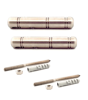 Kit tendeur inox A4 gauche et droite pour câble 3 ou 4 mm