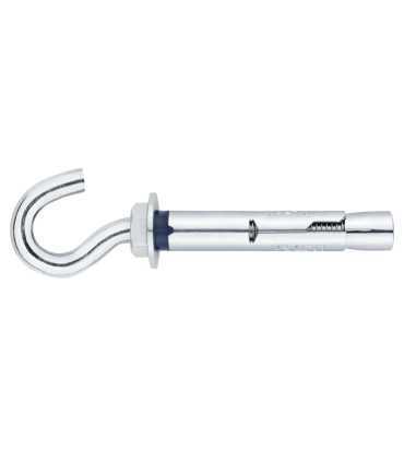 Cheville à crochet inox anti-rotation