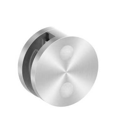 Pince à verre 50x40 dos plat demi-ronde inox