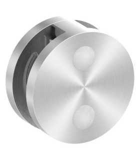 Pince à verre 50x40 dos plat demi-ronde inox