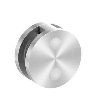 Pince à verre ronde intermédiaire inox A2 et A4 pour garde-corps