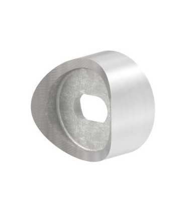 Support verre pour tube inox