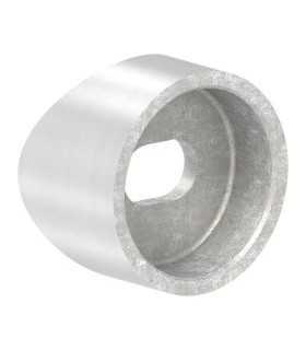 Support verre pour tube inox