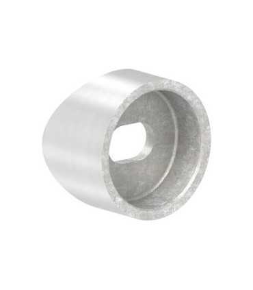 Support verre pour tube inox