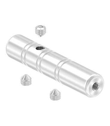 Tendeur inox démonté avec ses 3 vis pointeaux de serrage