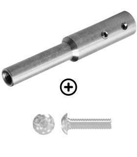 Tendeur inox avec vis de 34 à 110 mm - câble de 3 à 4 mm