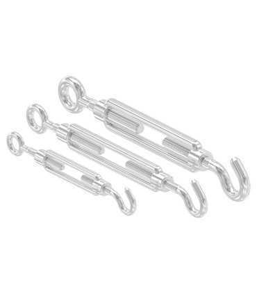 Tendeur câble anneau-crochet inox A4