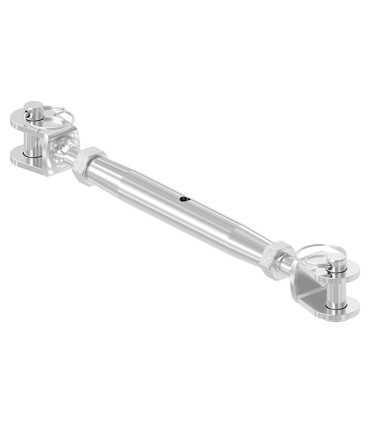 Ridoir à chape inox A4 incliné à gauche – réglage gréement bateau