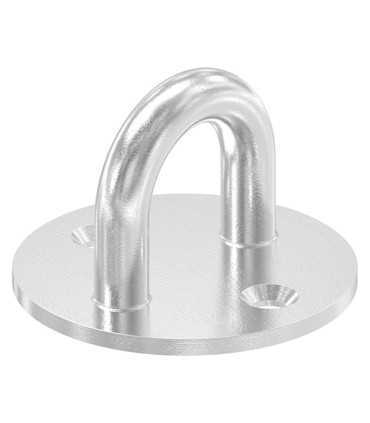 Pontet sur platine ronde inox A2