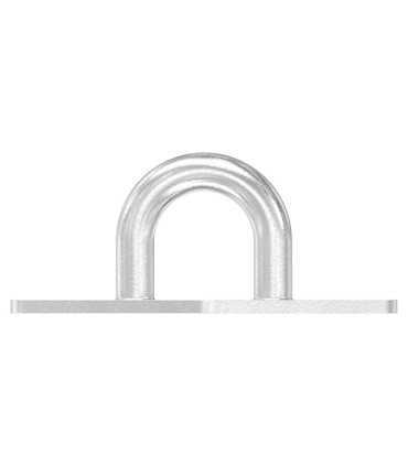 Pontet sur platine losange inox A2