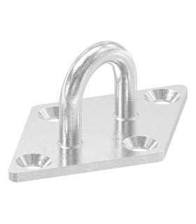 Pontet sur platine losange inox A2