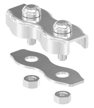 Serre câble double inox A4