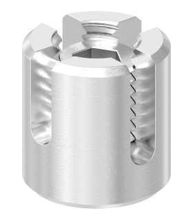 Serre câble croisé inox A4