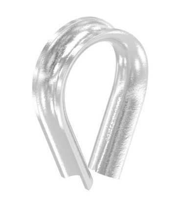 Kit Serre cable double et cosse coeur câble de 4mm inox