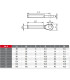 Embout à oeil à sertir inox A4