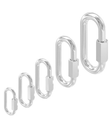 Maillon rapide en inox A4