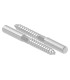 Goujon d’ancrage inox A2 A4 M6 M8 double filetage bois métrique